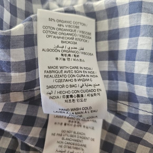 Doen Emmaretta in blue gingham, small - Picture 10 of 10